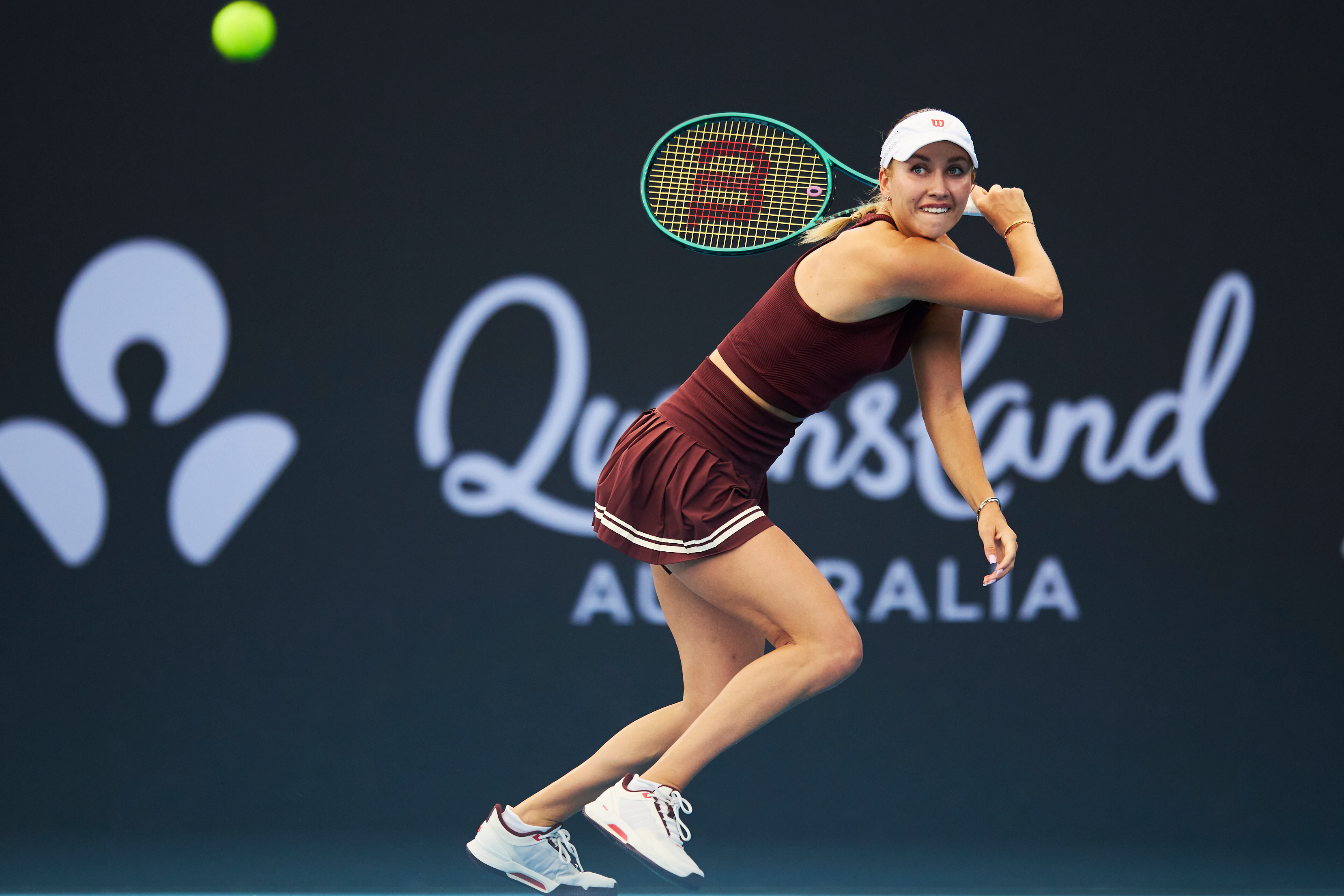 青春靓丽！送上一组美女球员波塔波娃在布里斯班赛的图集🎾本赛季开始，她代表奥地利