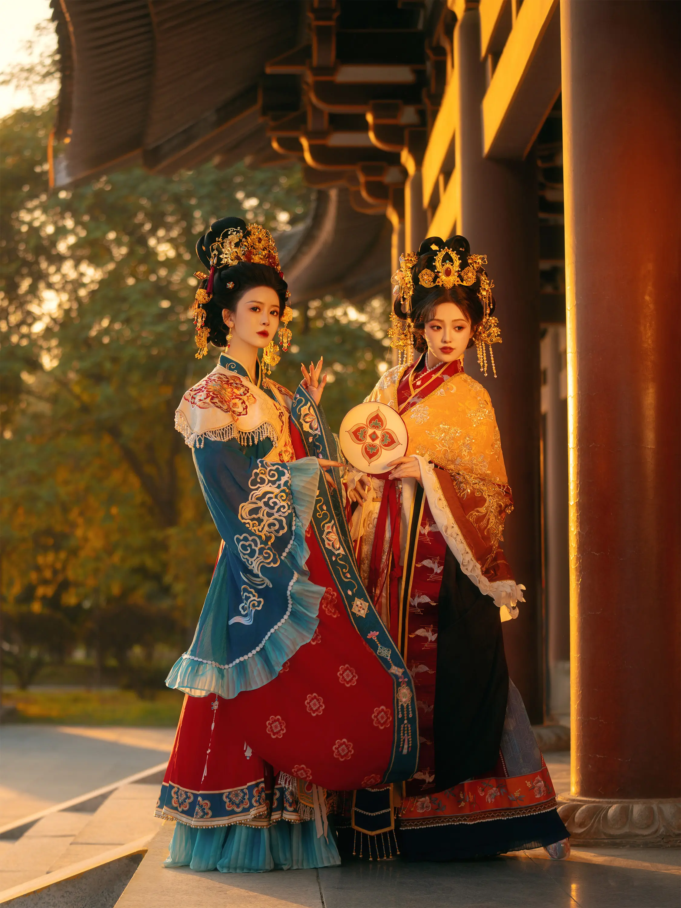 解锁唐风仕女游园图🎏拿捏高阶审美。