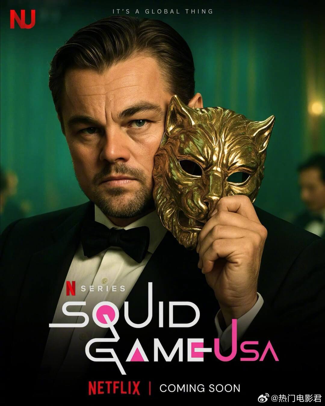 SQUID Game USA正式开始了，即将登陆网飞！该剧名为《鱿鱼游戏:美国》