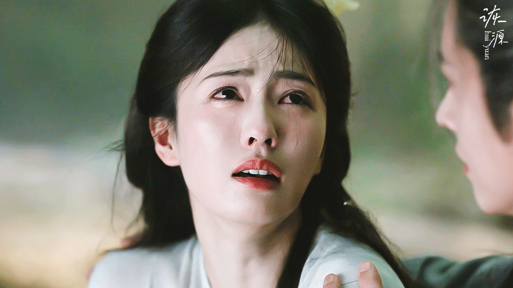 白鹿 《莫离》叶璃 / 动图▷EP34-04 半披+绿衣-美丽背影【空境】在外祖