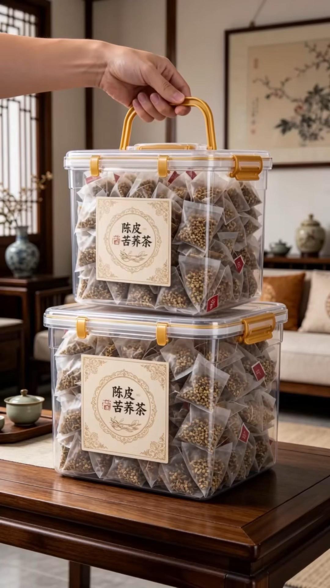 陈皮+苦荞经典搭配，清香不苦涩。独立小包装，随身便携，长期喝温润舒服...