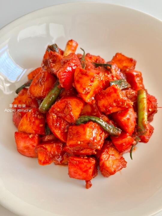🍎 苹果泡菜，你没有吃过吧？快点收藏食谱～