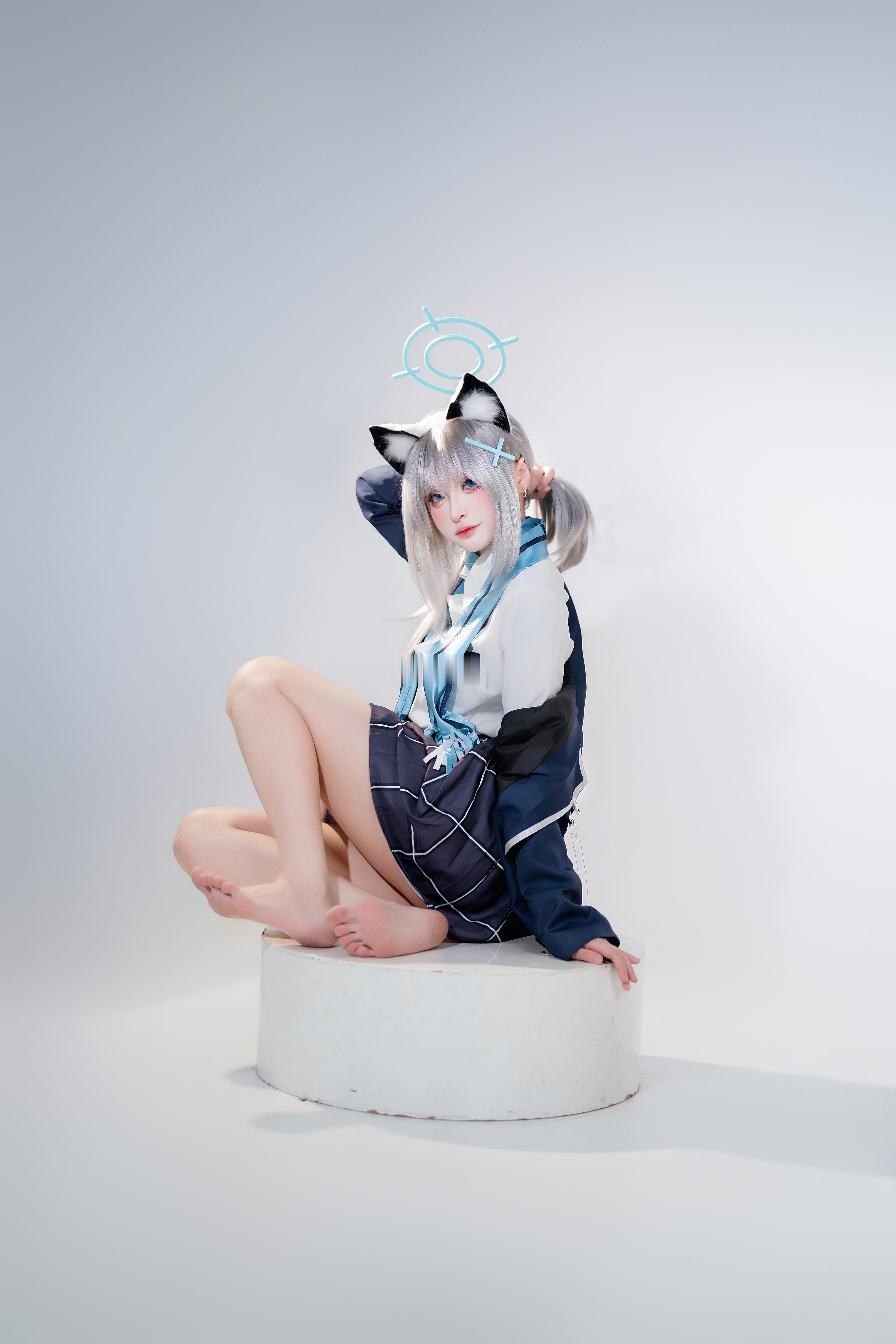 萌萌的🐺cosplay[超话]碧蓝档案[超话]琪了个七[超话]砂狼白子微博co