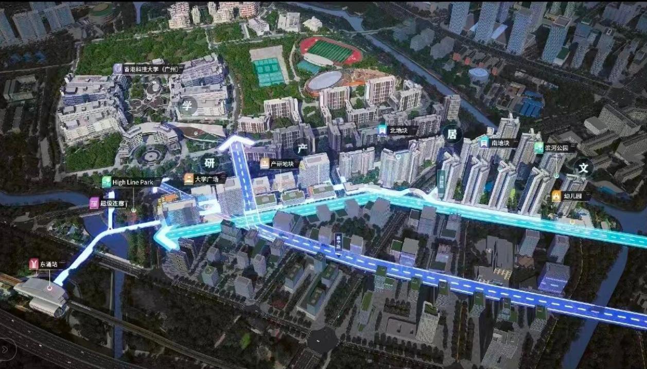 【庆盛版聚星桥设计图曝光】地铁4号线东涌站的空中连廊最新设计方案正式亮相，根据早