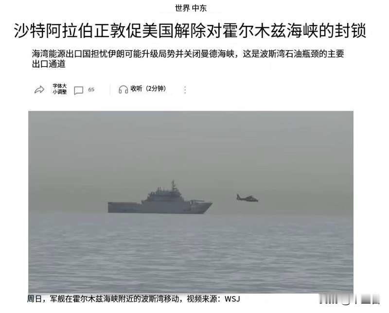 哈哈，我早说了，老川普搞的这个海湾封锁计划第1个受不了的就是他的盟友们。
老川普