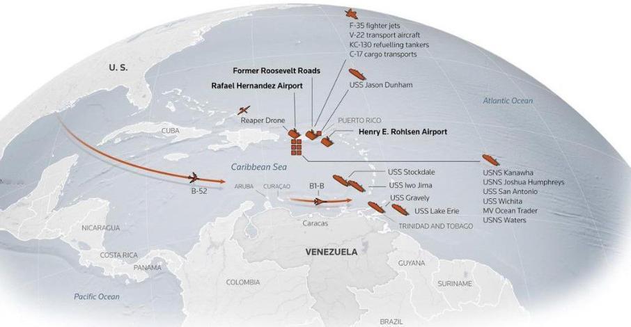 【美军大修波多黎各军事基地，F-35进驻，俄罗斯人建议委内瑞拉用无人机备战】
