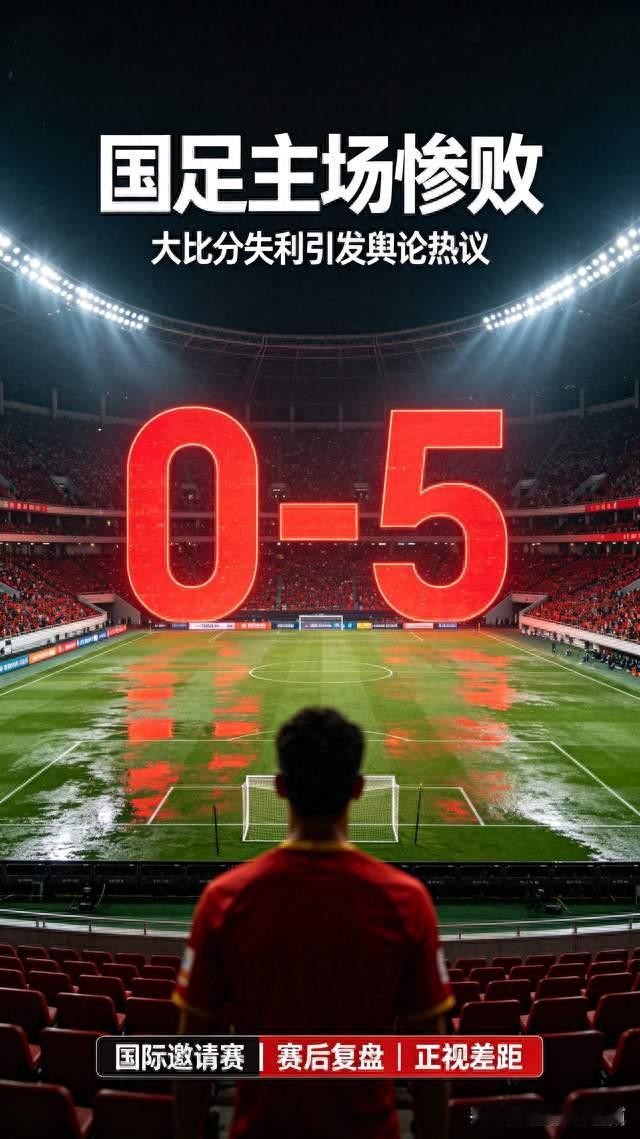 0比5！主场爆冷惨败，国足这次刺痛无数球迷