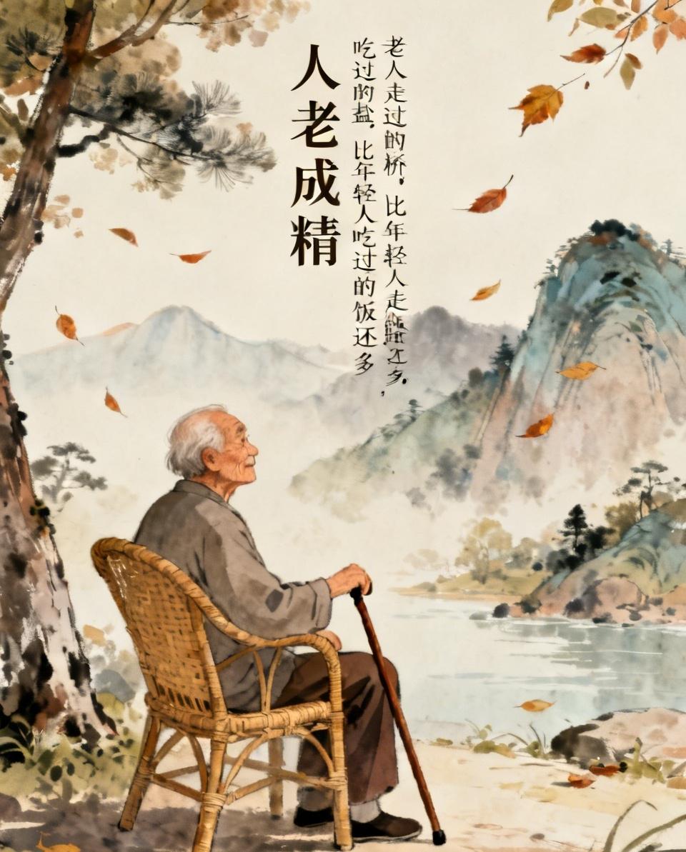 人老了，腿脚不利索，思维也不如年轻时候灵敏，这是自然的规律，应该是很正常的。
 