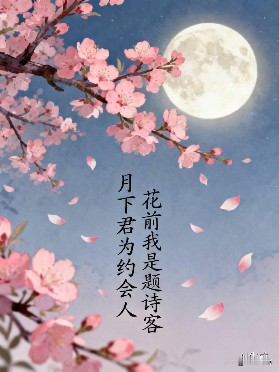 上联:花前我是题诗客;
下联:月下君为约会人。
 友友对出上联 友友请邀对上联 