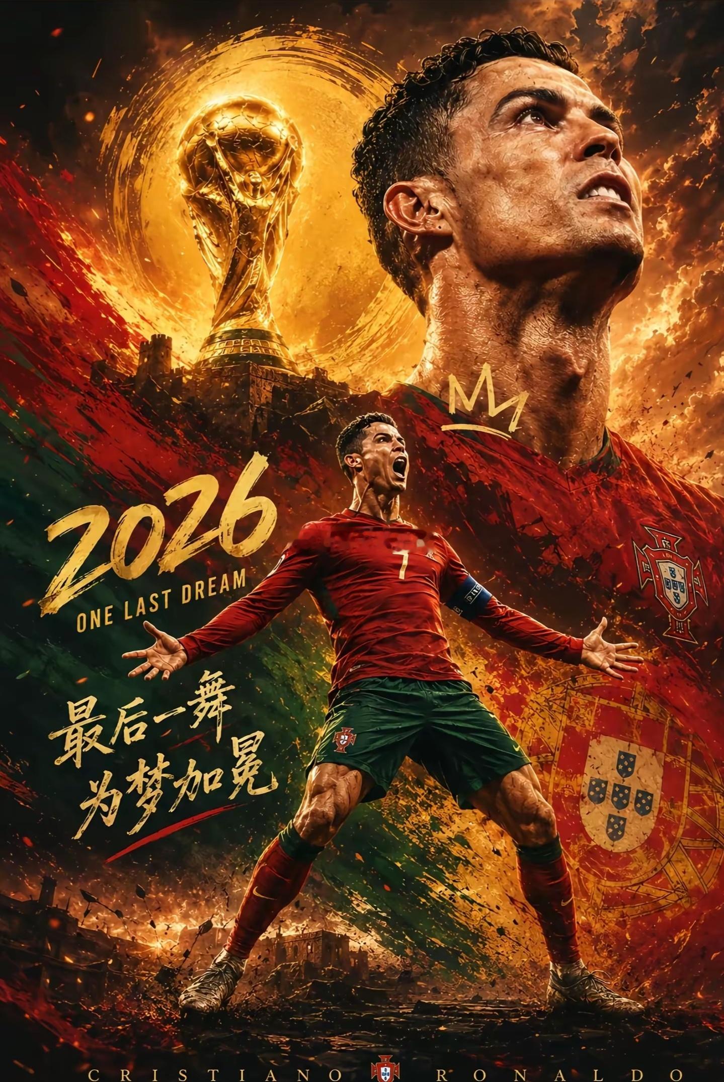 据统计，C罗曾参加5届世界杯，在22场比赛中斩获8球2助攻，其中小组赛14场8球