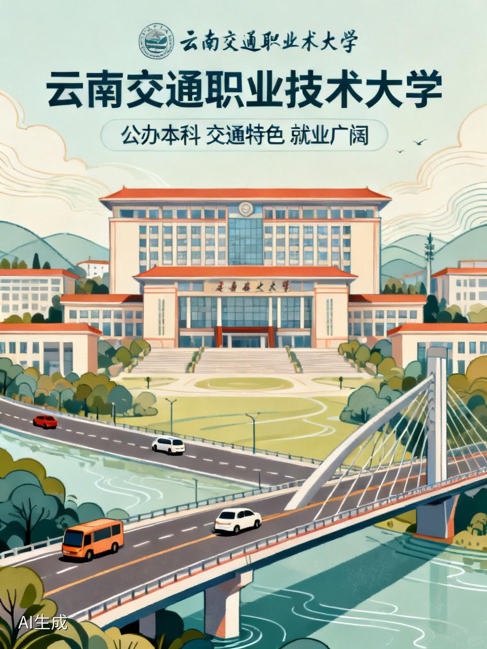 📍云南拟新增一所公办本科高校
云南要新增一所公办本科高校——云南交通职业技术大
