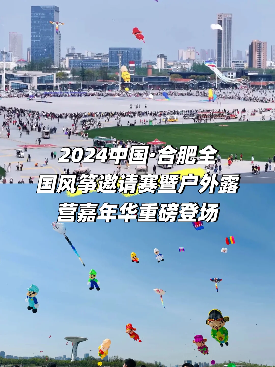 2024中国·合肥风筝盛事来袭🪁
