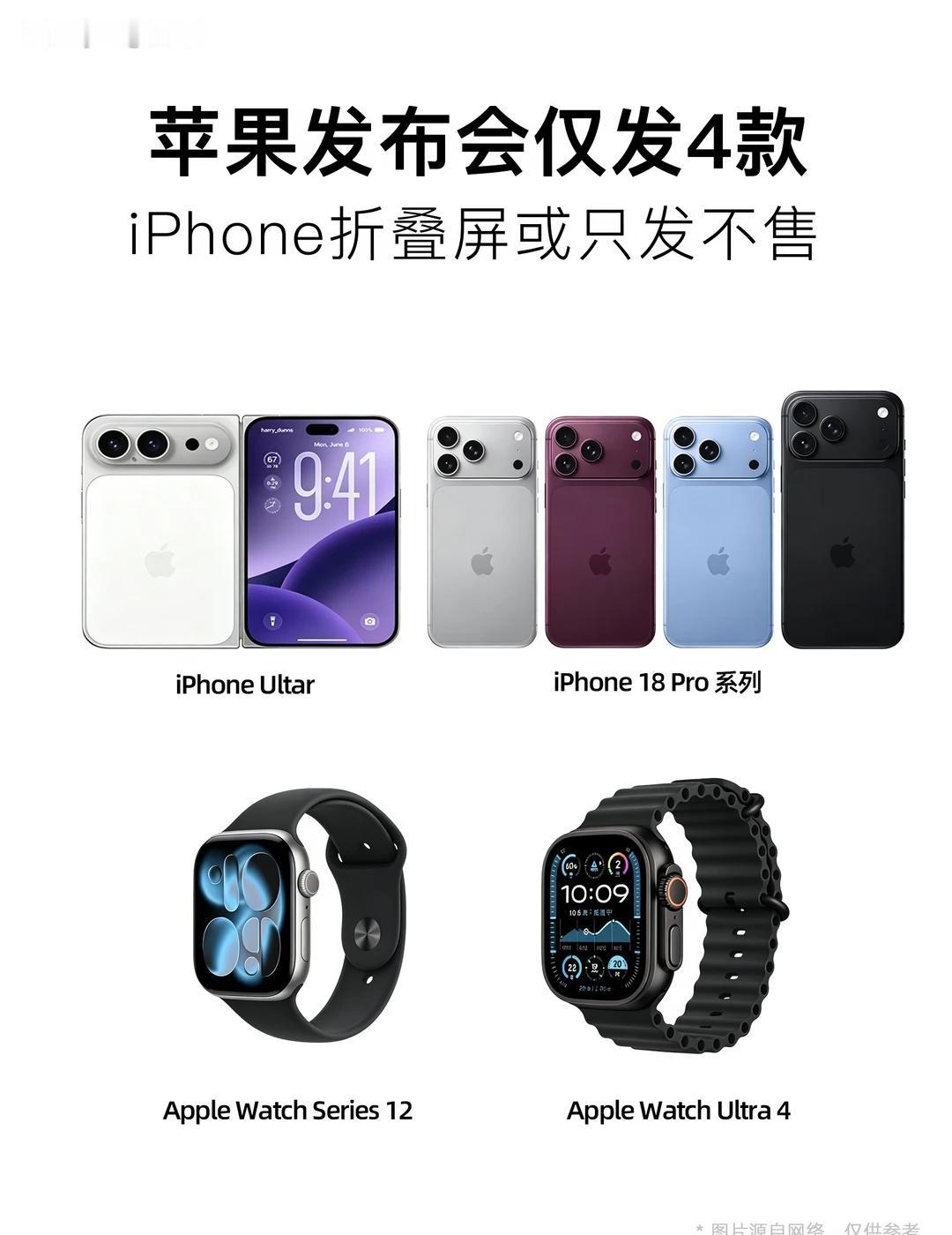 iPhone折叠屏产能不足，国行要等明年?
苹果 9 月秋季发布会爆料来了📣网
