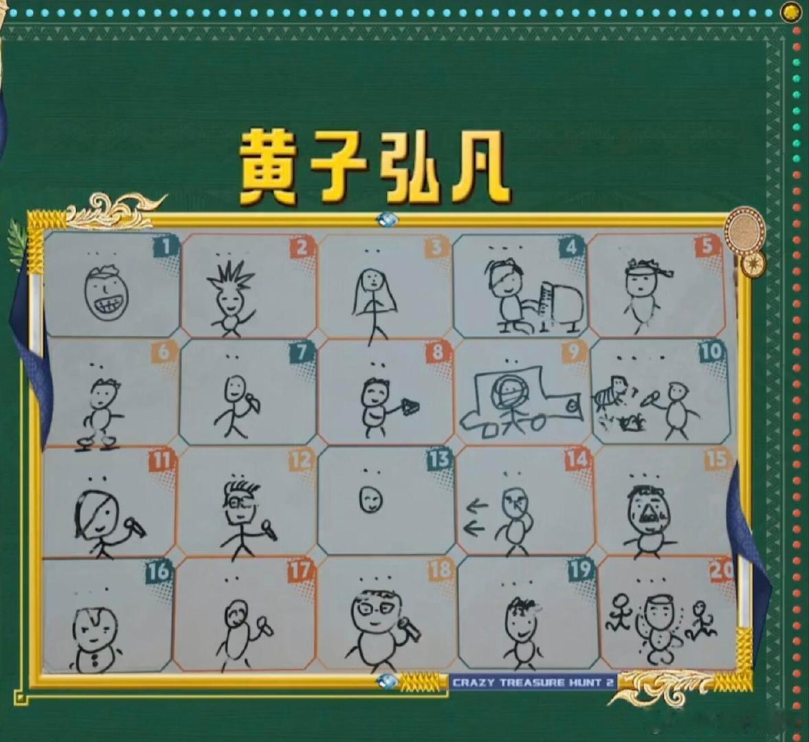 寻宝藏人均抽象大师杨迪自画像写实派一整个被嘉宾抽象画作笑晕，画谁都画风跑偏，杨迪