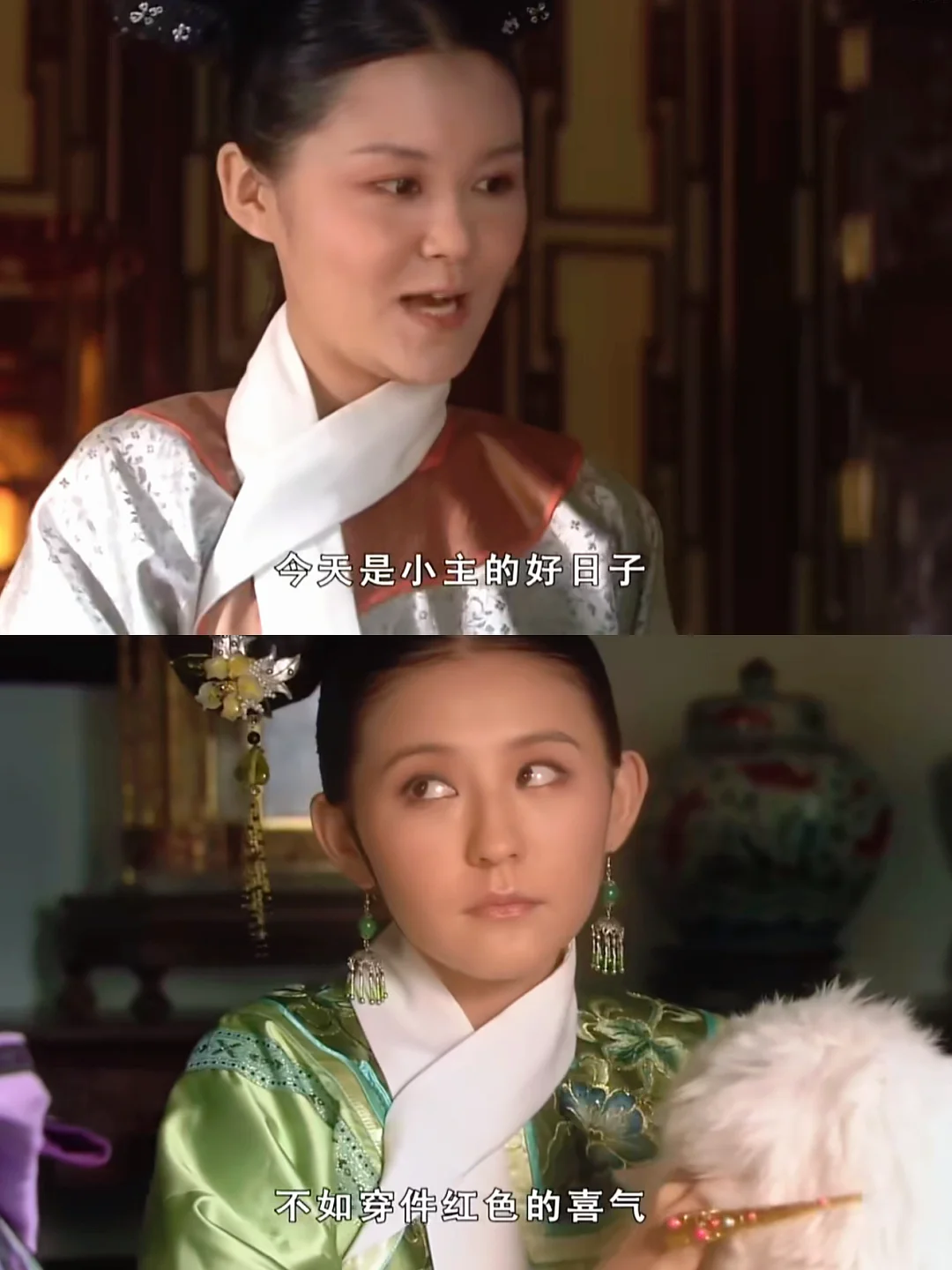 谁懂啊，叶澜依对绿色真的好执着～