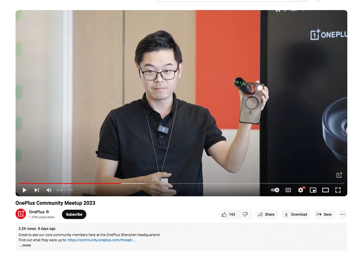 到一加总部交流手机影像