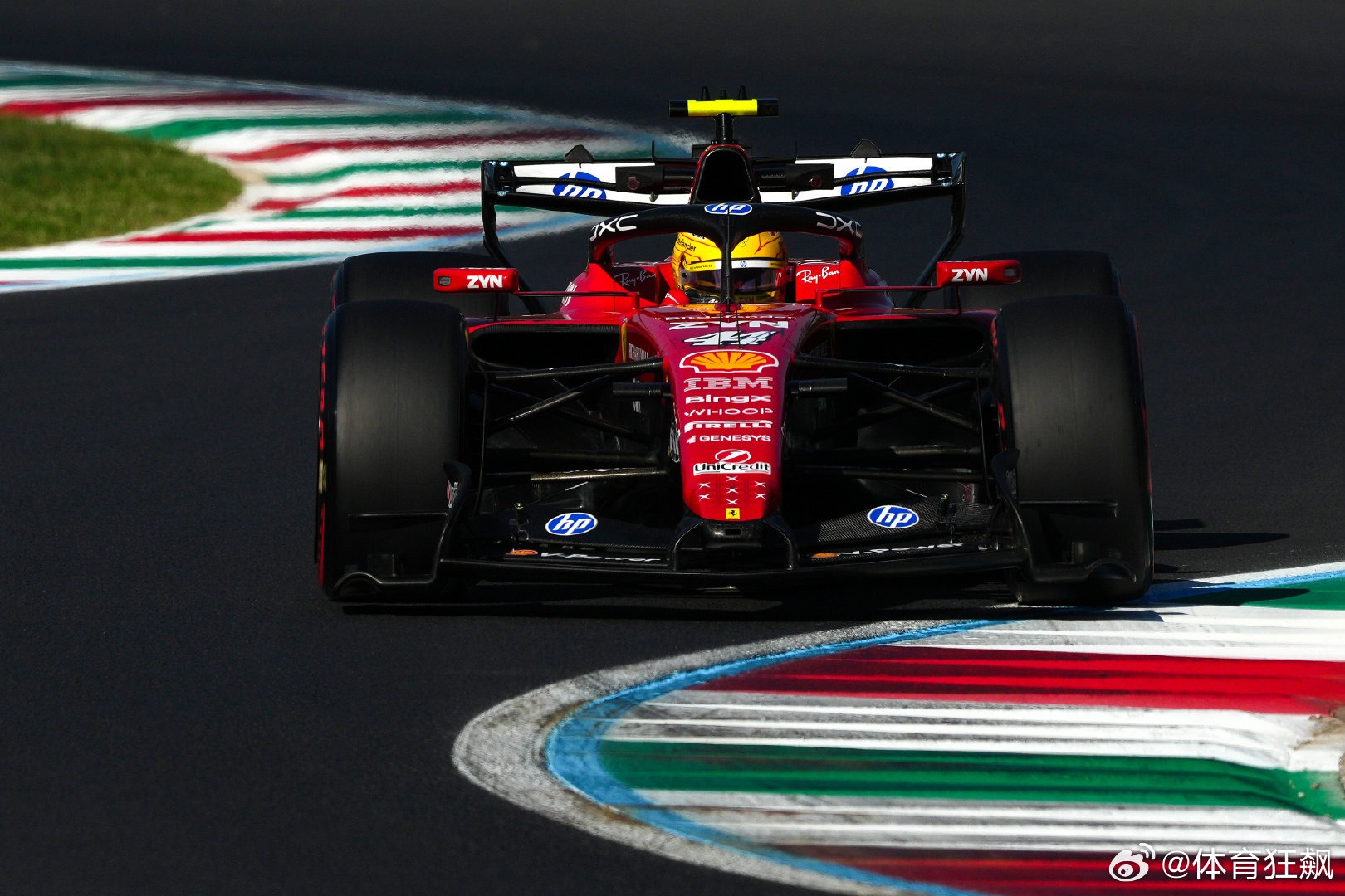 这一站，注定与众不同✨驶入主场，法拉利换上特别战袍 🇮🇹❤️F1[超话] 2