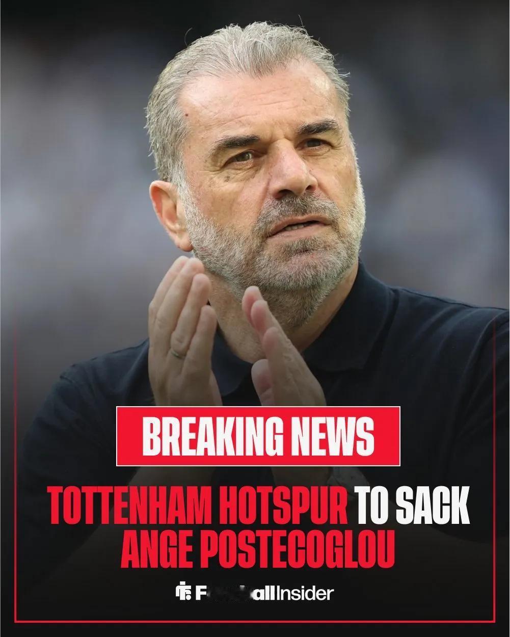 热刺决定解雇波斯特科格鲁！据Football Insider的内幕人士爆料，热刺