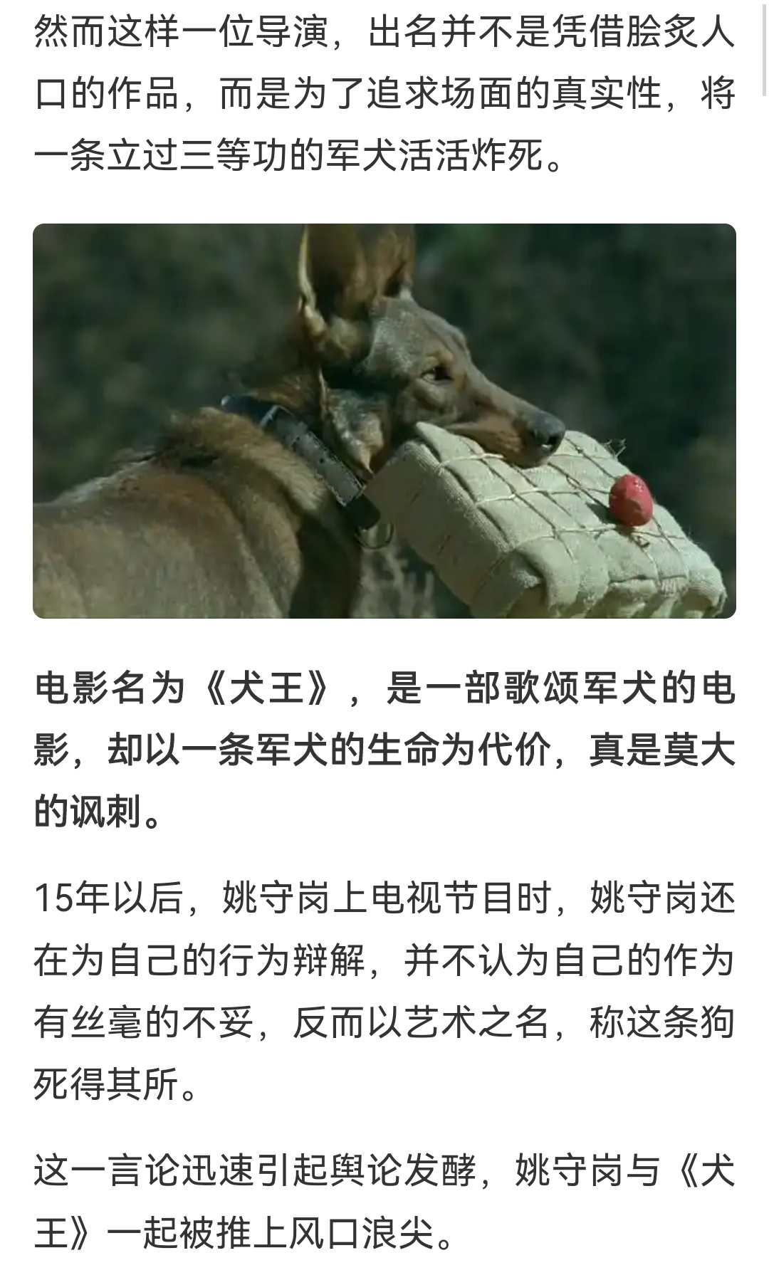 公众愤怒的根源是剧组对生命的漠视。影视剧创作追求利益时，若失了社会责任与敬畏心，