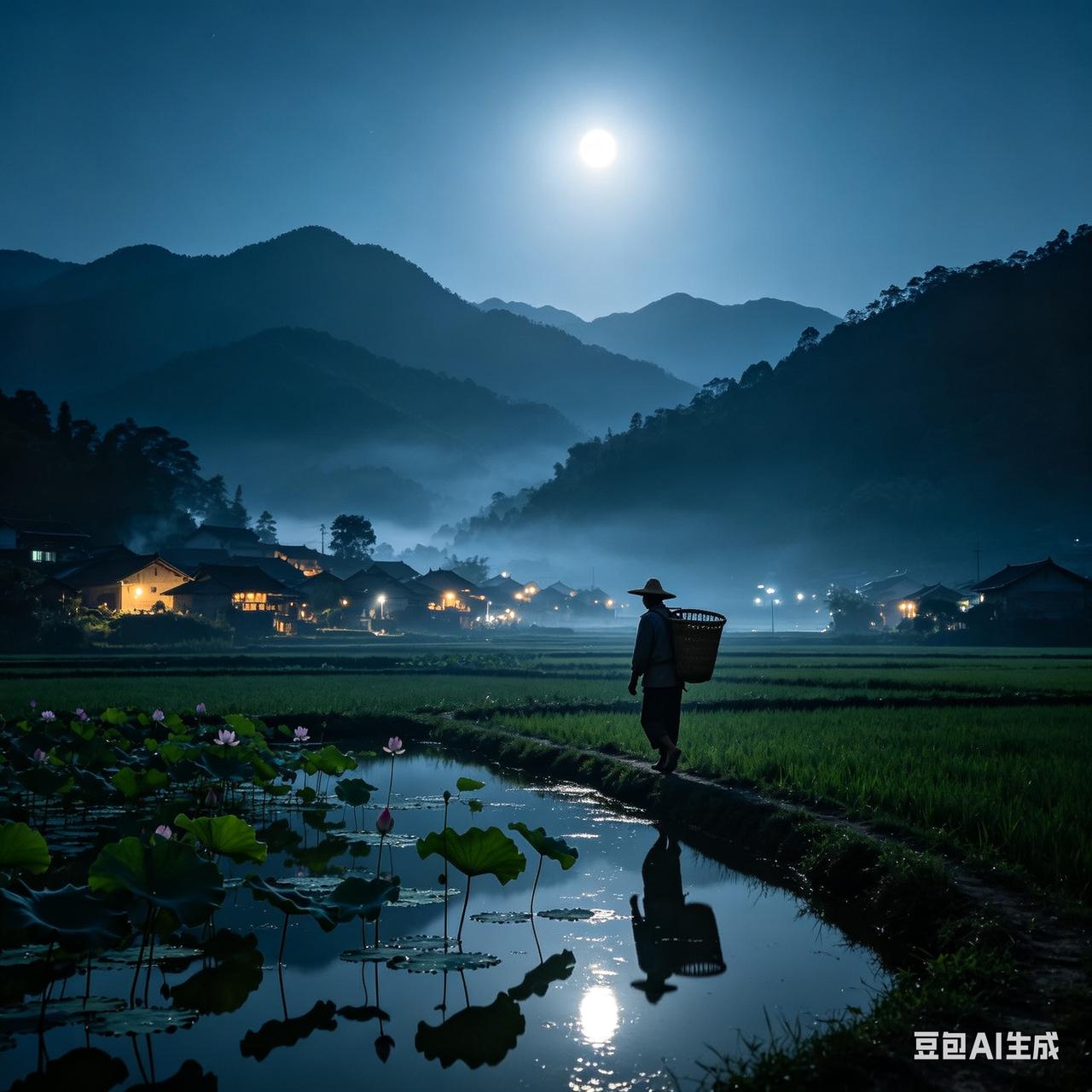 夏夜，山村月明风清。古树下，三五村人聚在一起乘凉，听六婆婆讲她年轻时的一段经历—