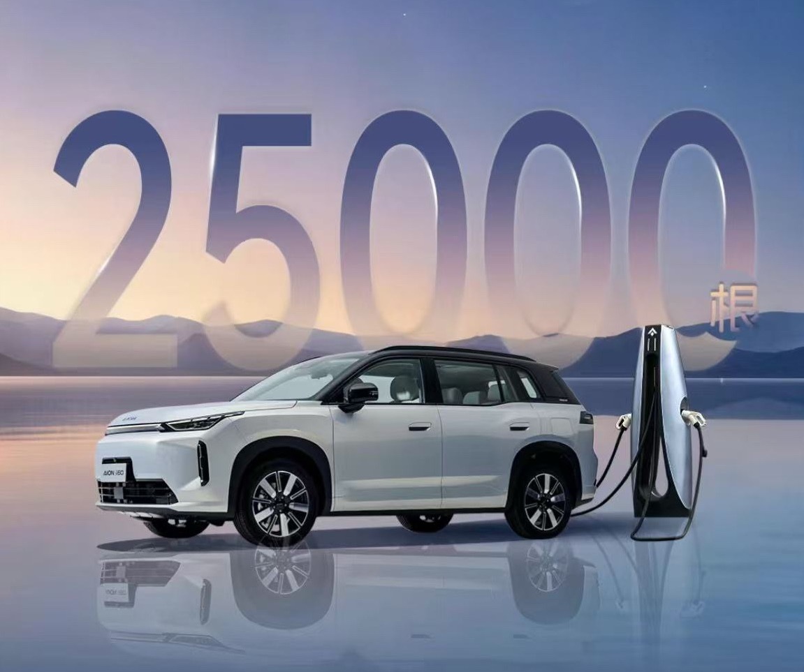 广汽集团 5月3日，据广汽集团消息，广汽自营充电桩突破2.5万根，覆盖全国31省