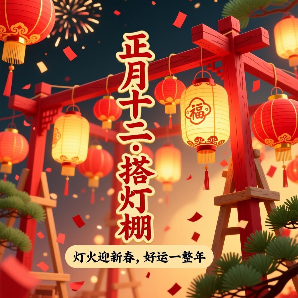 正月十二，山东老传统：捏鼠嘴、搭灯棚，年味正浓！
 
今天是正月十二，山东各地的