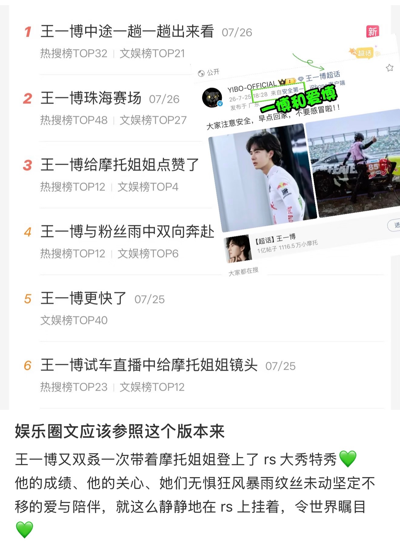 娱乐圈文照进现实王一博