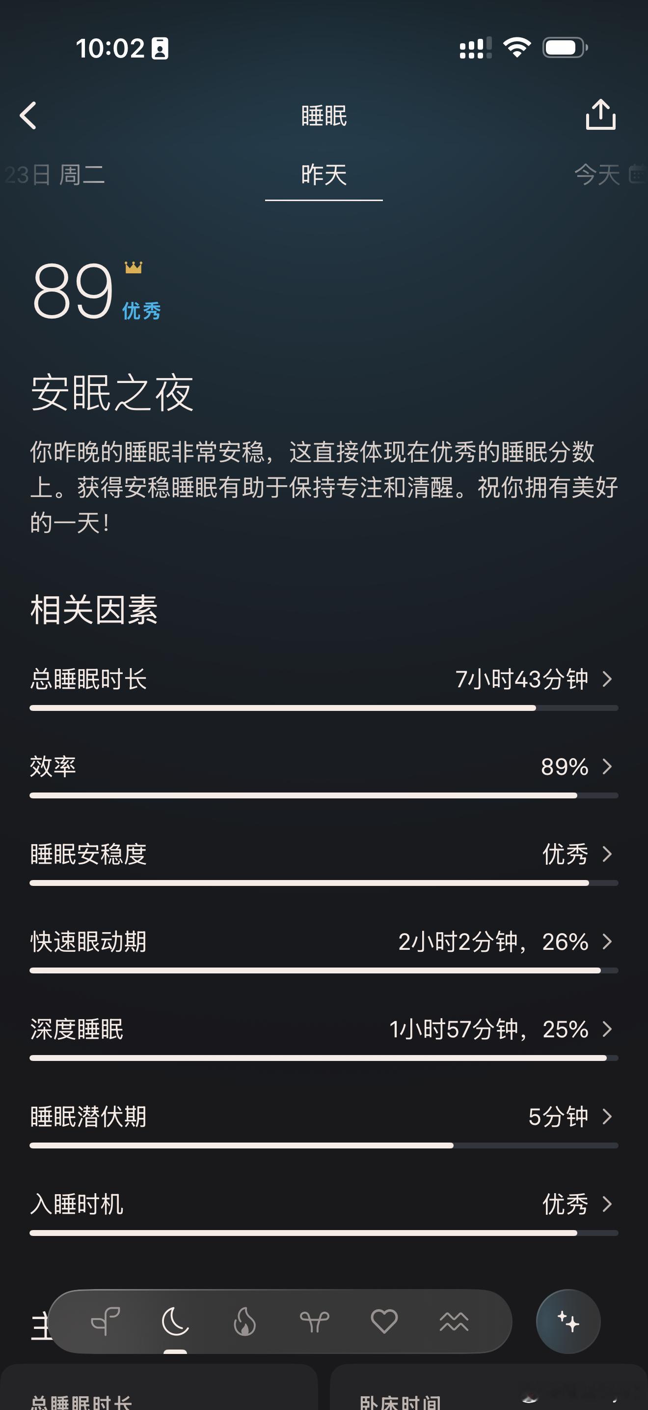 🎉给一个睡眠很好的女士鼓掌 