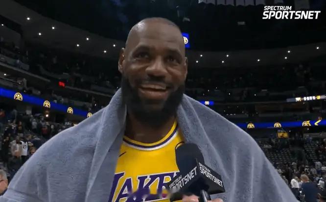 詹姆斯心情不错“一场一场打吧，这次八连客之旅我们才刚赢了第一场。” “我们习惯逐