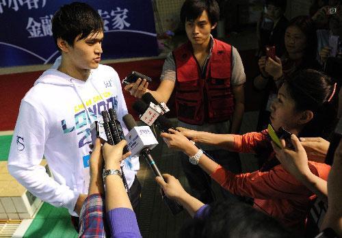 10.9环 『8672』201204 绍兴全国游泳冠军赛报道北京时间4月5日，2