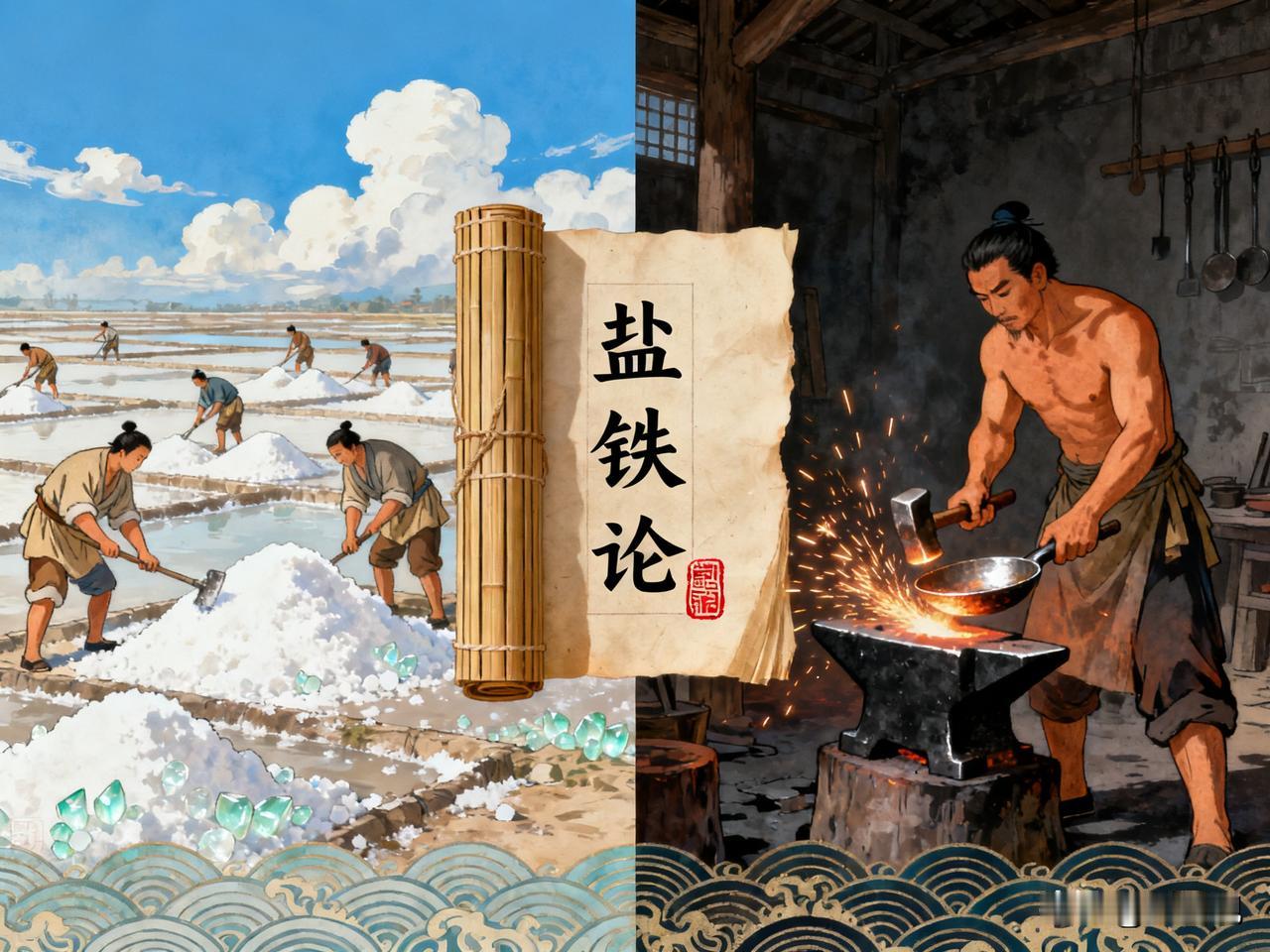 最近读了《盐铁论》，我的脑袋像被人敲了一棍，如果有人能早点指点我读这本书，也不至