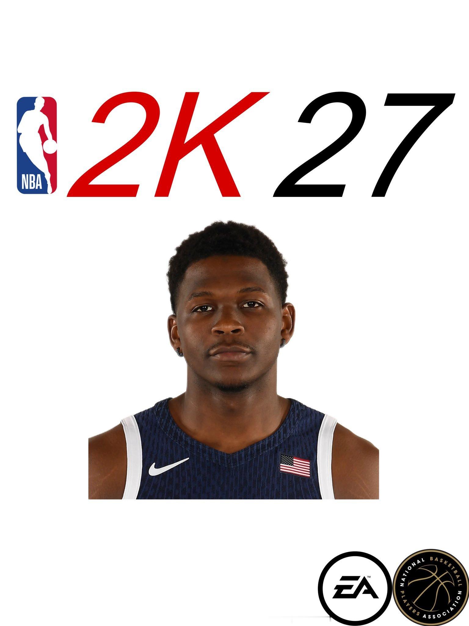 美媒畅想2K27封面，爱德华兹。 ​​​
