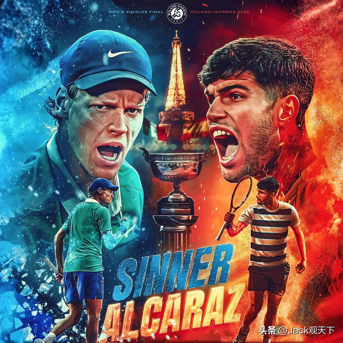 ATP红土赛季即将打响，阿尔卡拉斯有4330保分压力，辛纳或成最大赢家，罗兰-加