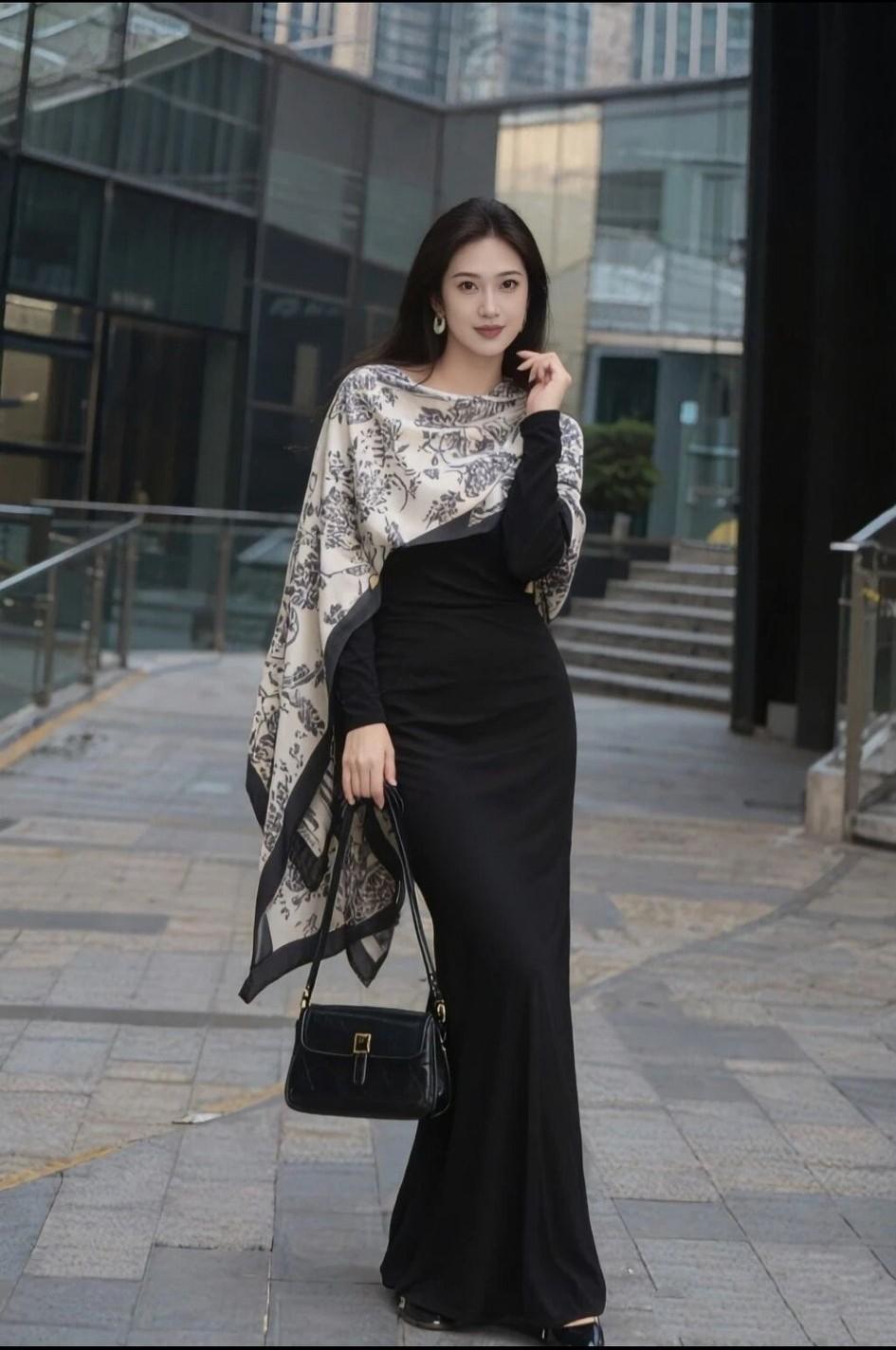 秋风漫卷落叶舞，娉婷美人画中行。晒图笔记大赛 深秋落叶景