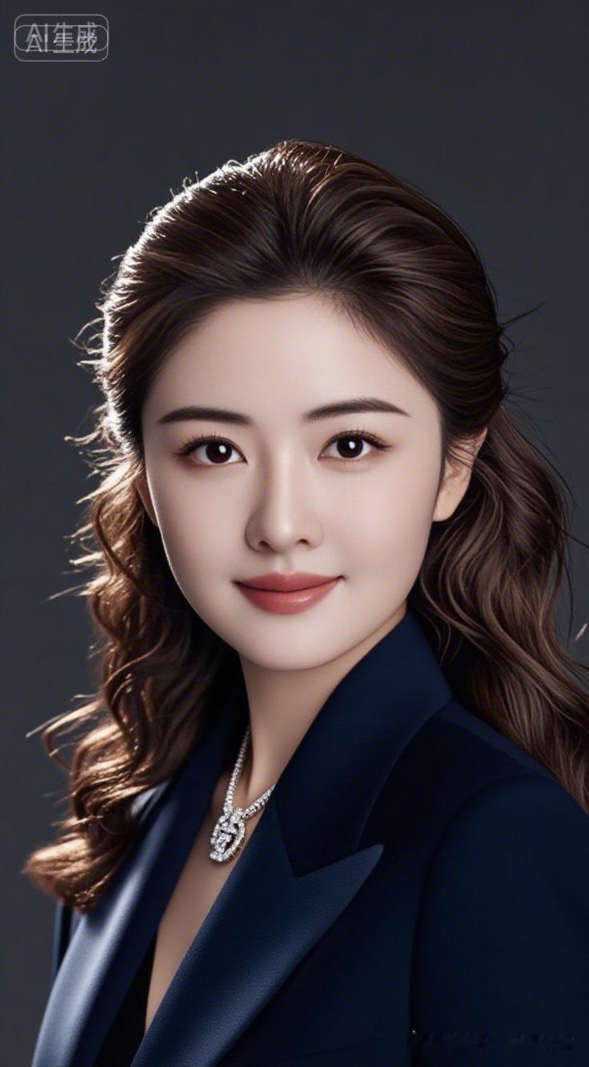 优雅气质，职场女神，闪耀珠宝，自信微笑！