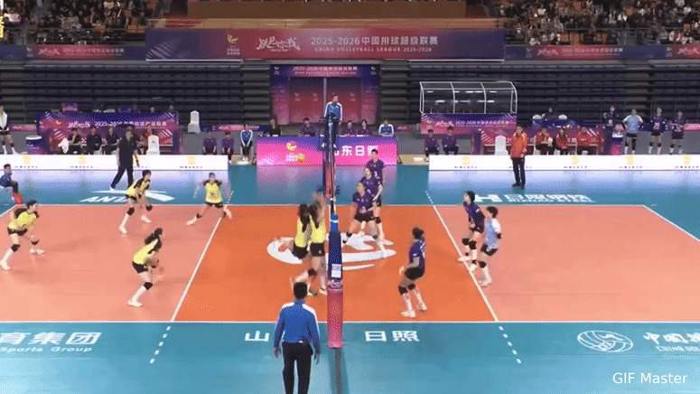 山东女排让魔鬼主场的天津女排颜面扫地！山东女排果然是克天津女排的！第二局天津这个