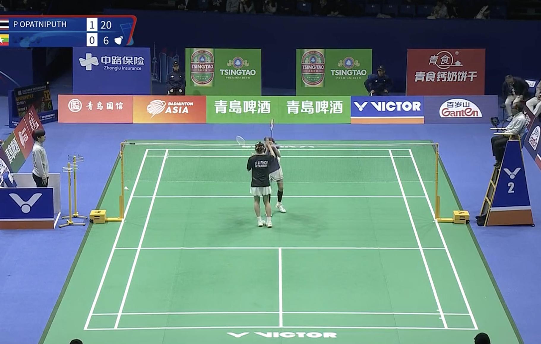 2026亚洲羽毛球团体锦标赛【女团Y组：泰国🇹🇭 2-0 🇲🇲缅甸】1、