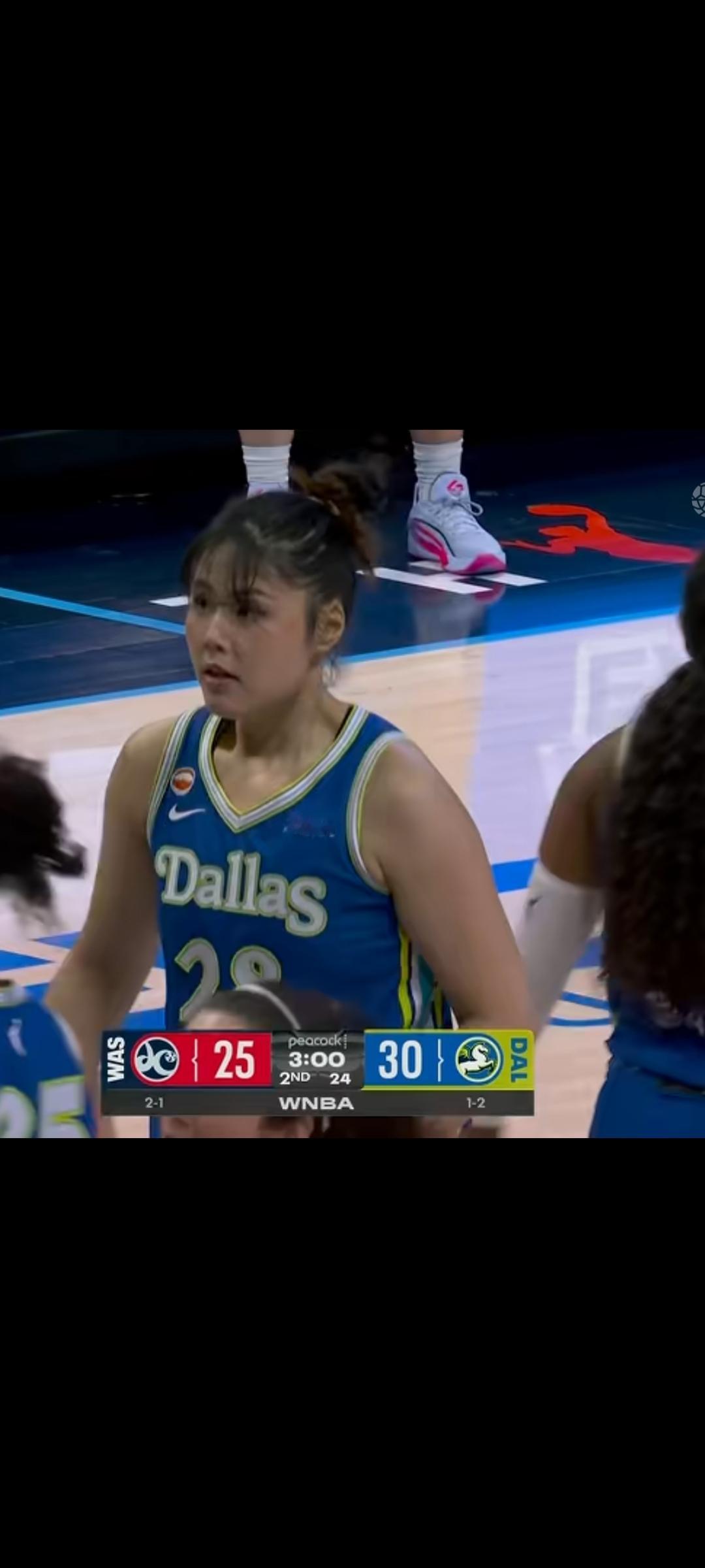 WNBA开赛至今，中国女篮两大内线表现远远不如预期！
纽约自由人  3胜1负  