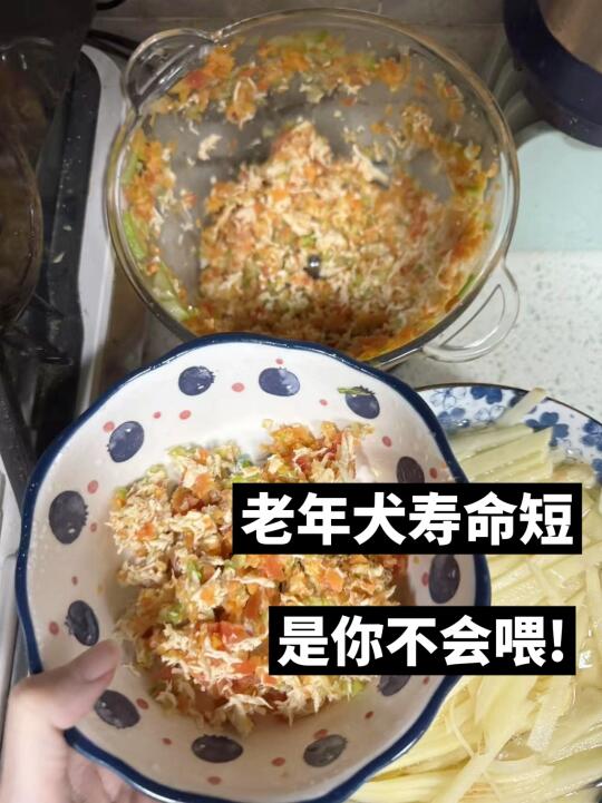 老年犬寿命短，是你不会喂!
