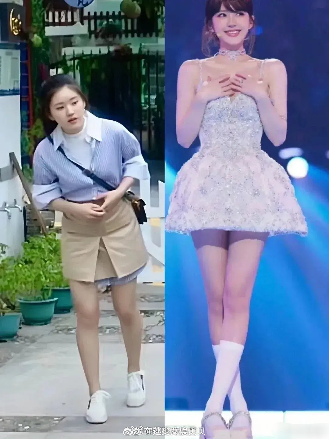 不懂...她是怎么从左变成右的 