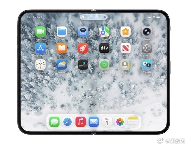 苹果最贵手机要来了国产手机折叠屏已经用了好多年了，苹果终于舍得出折叠屏了，特别想