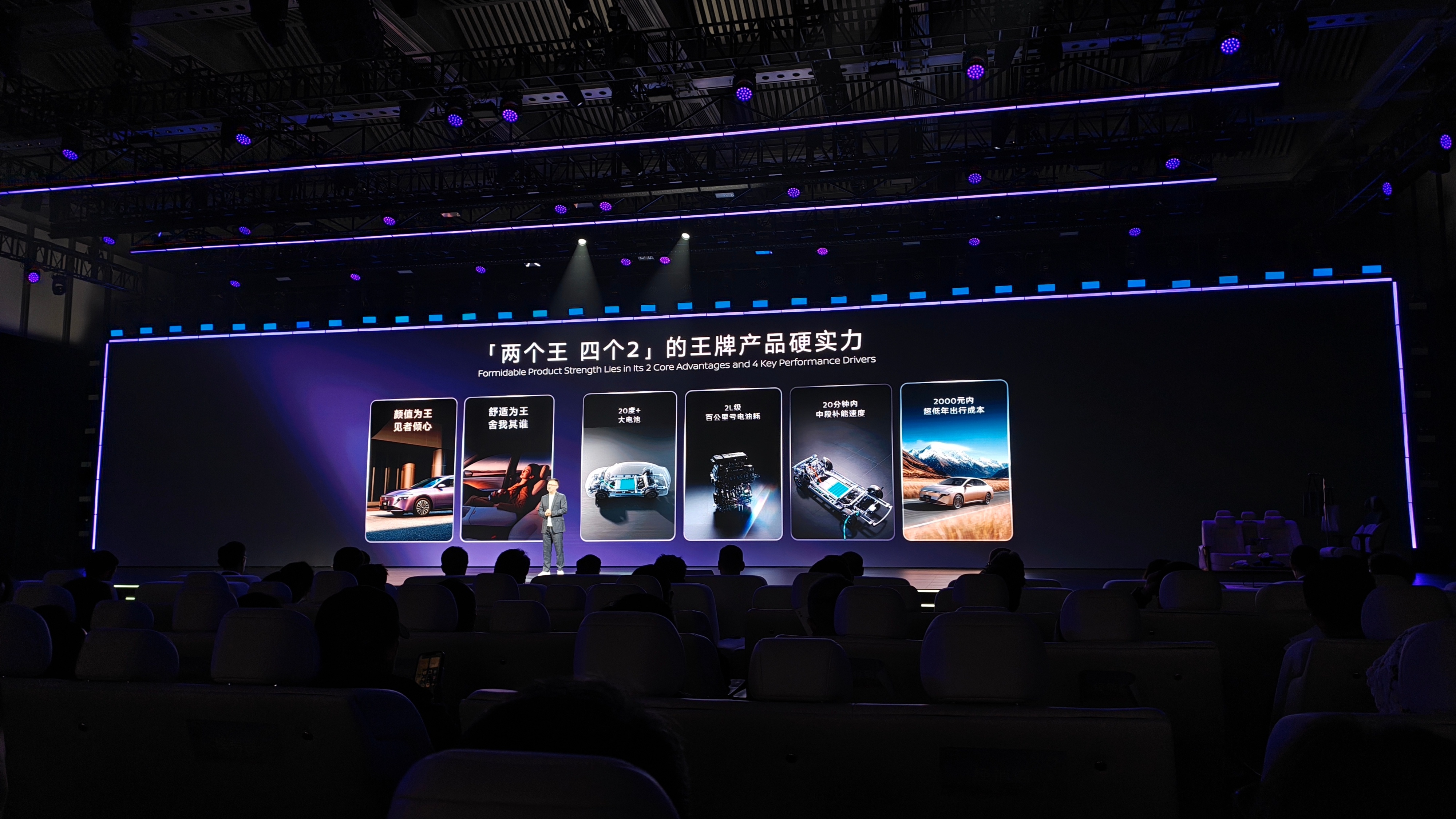 东风日产N6的六张王牌两个王炸。不油不登，颜值是第一张牌。东风日产n6史上最舒适