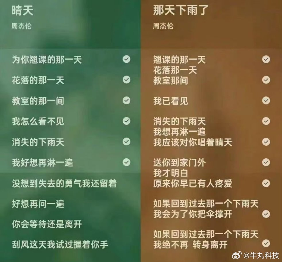 周杰伦那天下雨了好听好听，熟悉的青春味道，还梦幻联动了我最爱的晴天，我太爱了，不