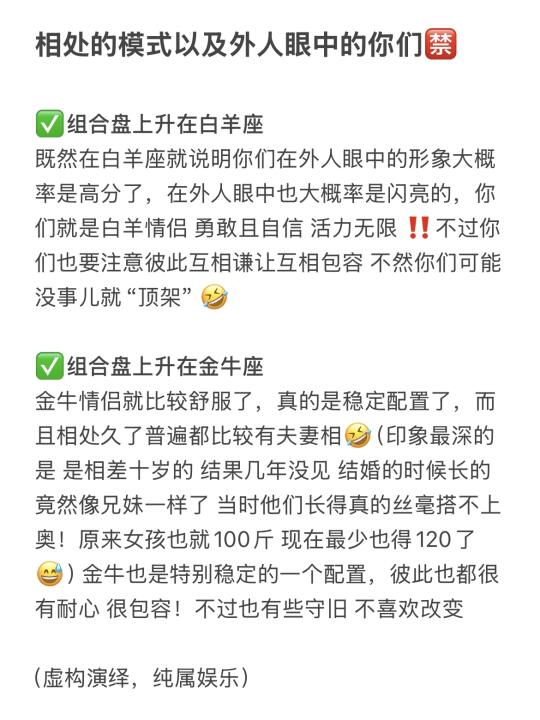 相处的模式以及外人眼中的你们🈲