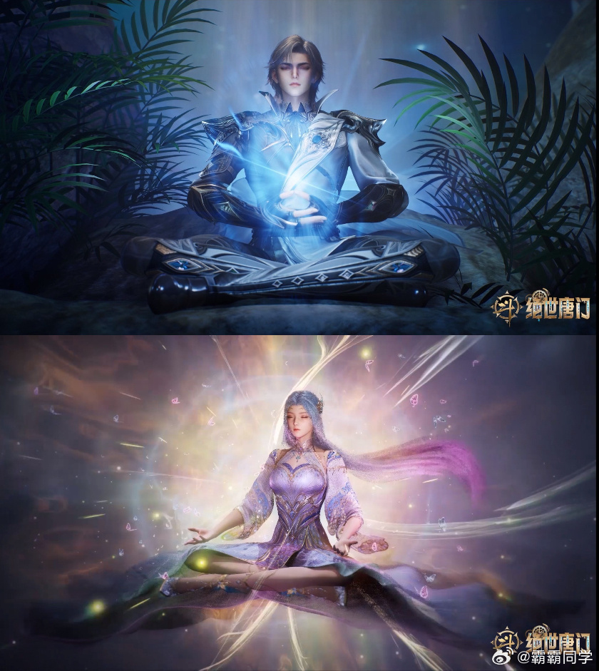 斗罗2双强cp越看越带感从相遇相伴到并肩称王，浩桐的双强羁绊太好磕，每一次升级都