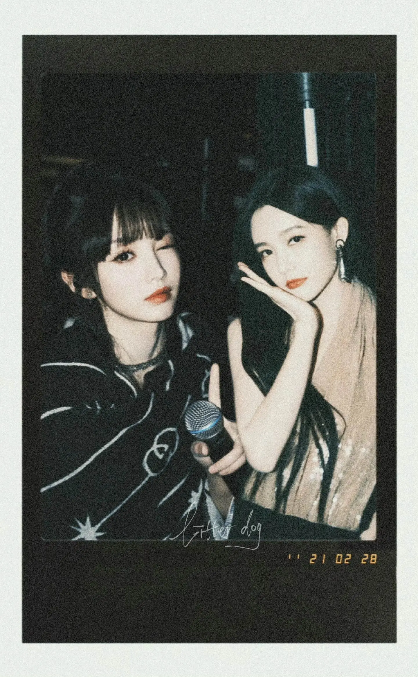 歌手与她的大明星女朋友。