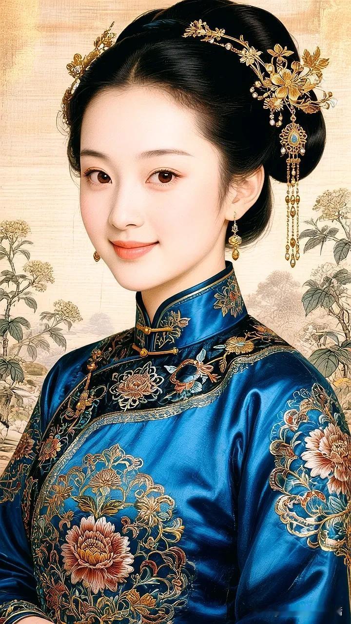金钗玉簪映，笑靥如花绽。