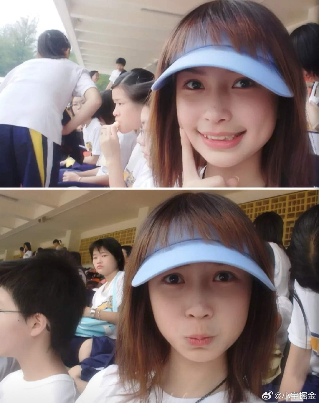 Angelababy13岁旧照从小就是美人胚子.底子真好 