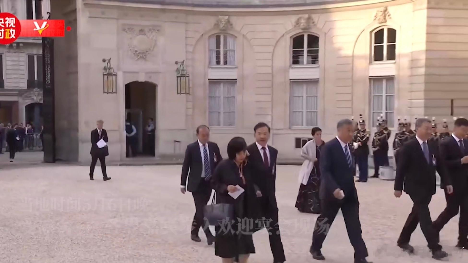 巩俐、郎朗，慎台长参加法国举办的欢迎晚宴，中法文化交流，巩俐这小脸真好看 ​​​