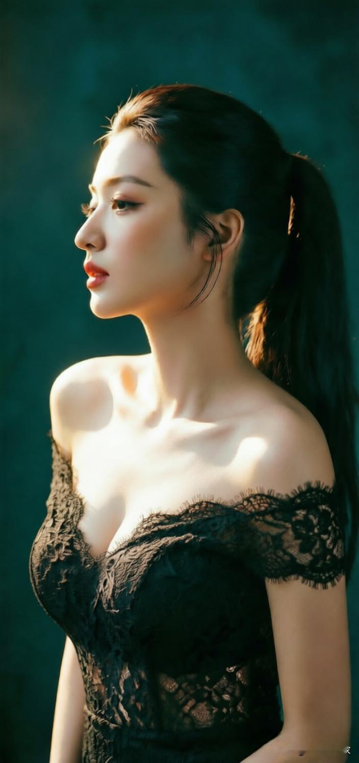 马尾辫美女 (三）

利落高马尾勾勒出清晰流畅的侧脸轮廓，冷调氛围感扑面而来。暖